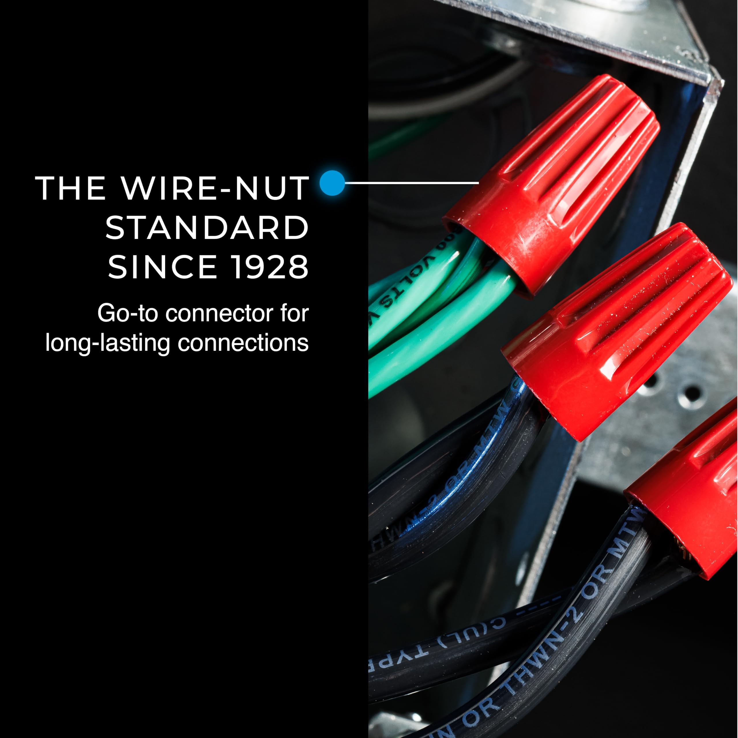 76B® Red Wire-nut® Wire Connectors (jar Of 100 ): Wire Terminals